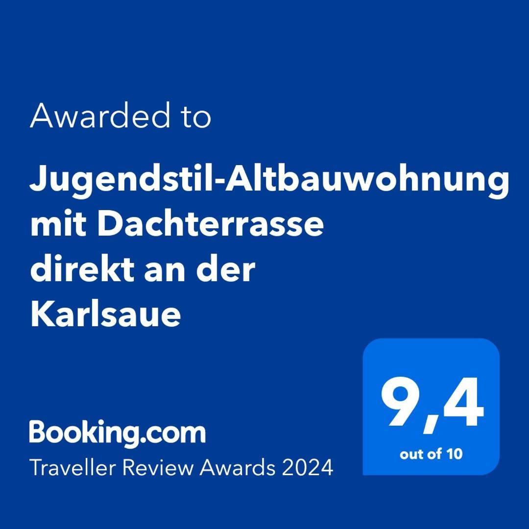 Jugendstil-Altbauwohnung Mit Dachterrasse Direkt An Der Karlsaue Kassel Luaran gambar